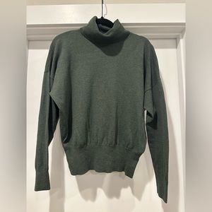 Madewell Green Turtleneck Medium